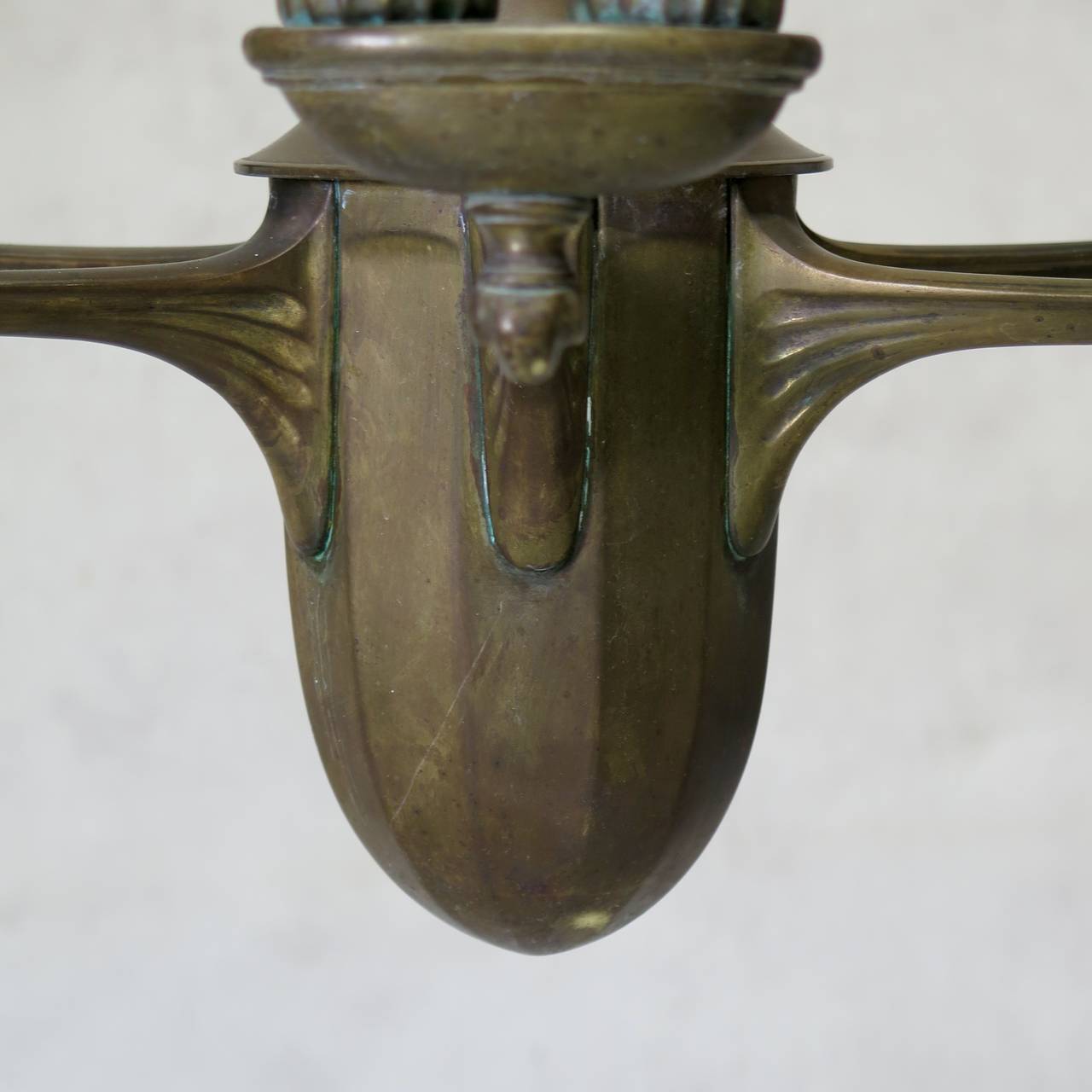 Bronze Chandelier, France, Early 1900s For Sale 1