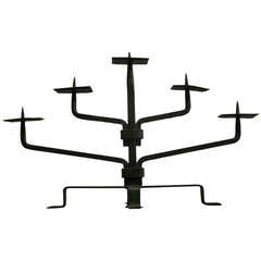 Cubist Iron Candelabra (30 Available)