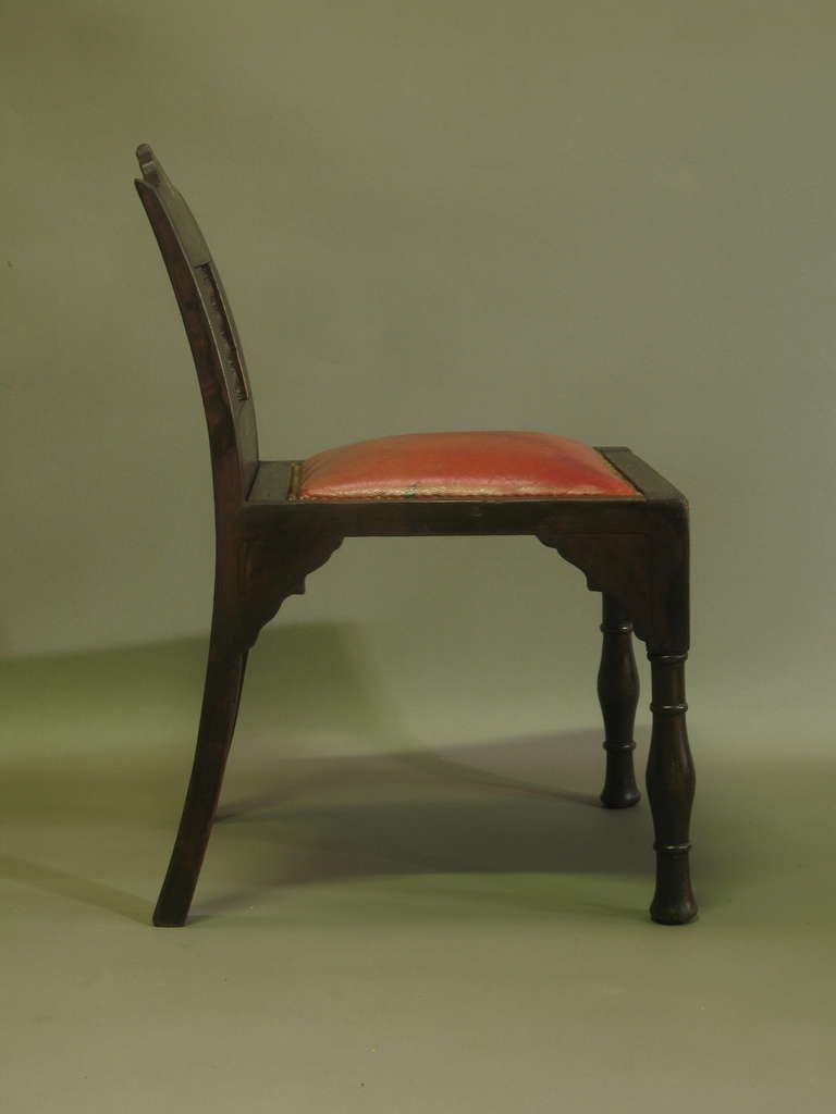 Satz von 6 niedrigen maurischen Stühlen im Zustand „Gut“ im Angebot in Isle Sur La Sorgue, Vaucluse