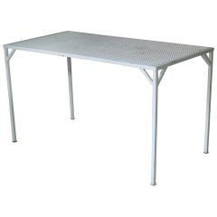 Mesa francesa de hierro pintado de los años 50