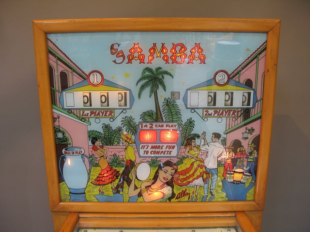 Français Machine de Pinball Samba de 1961 en vente