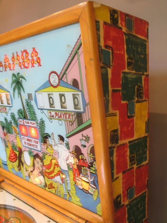 20th Century Samba Pinball Machine From 1961 For Sale