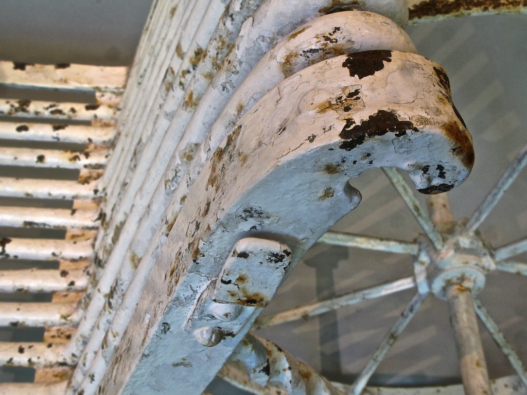 19th Century Wrought Iron Wheelbarrow from Arras