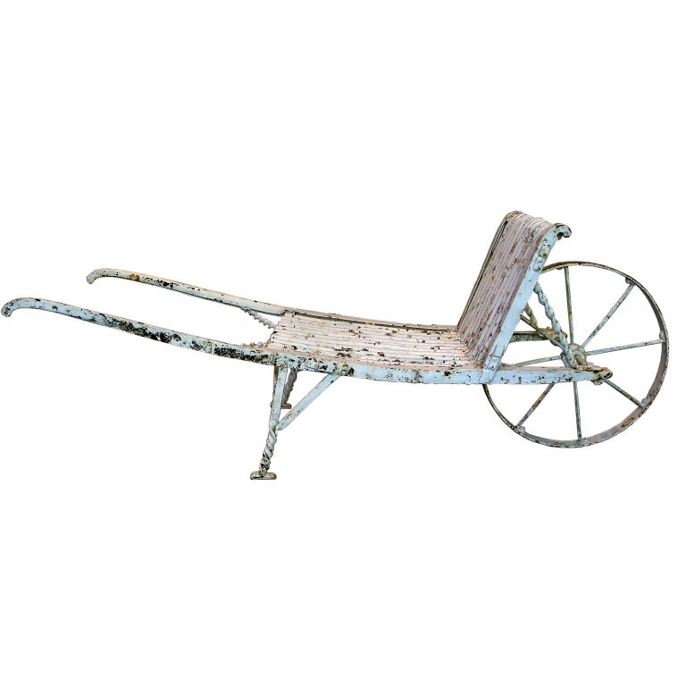Wrought Iron Wheelbarrow from Arras