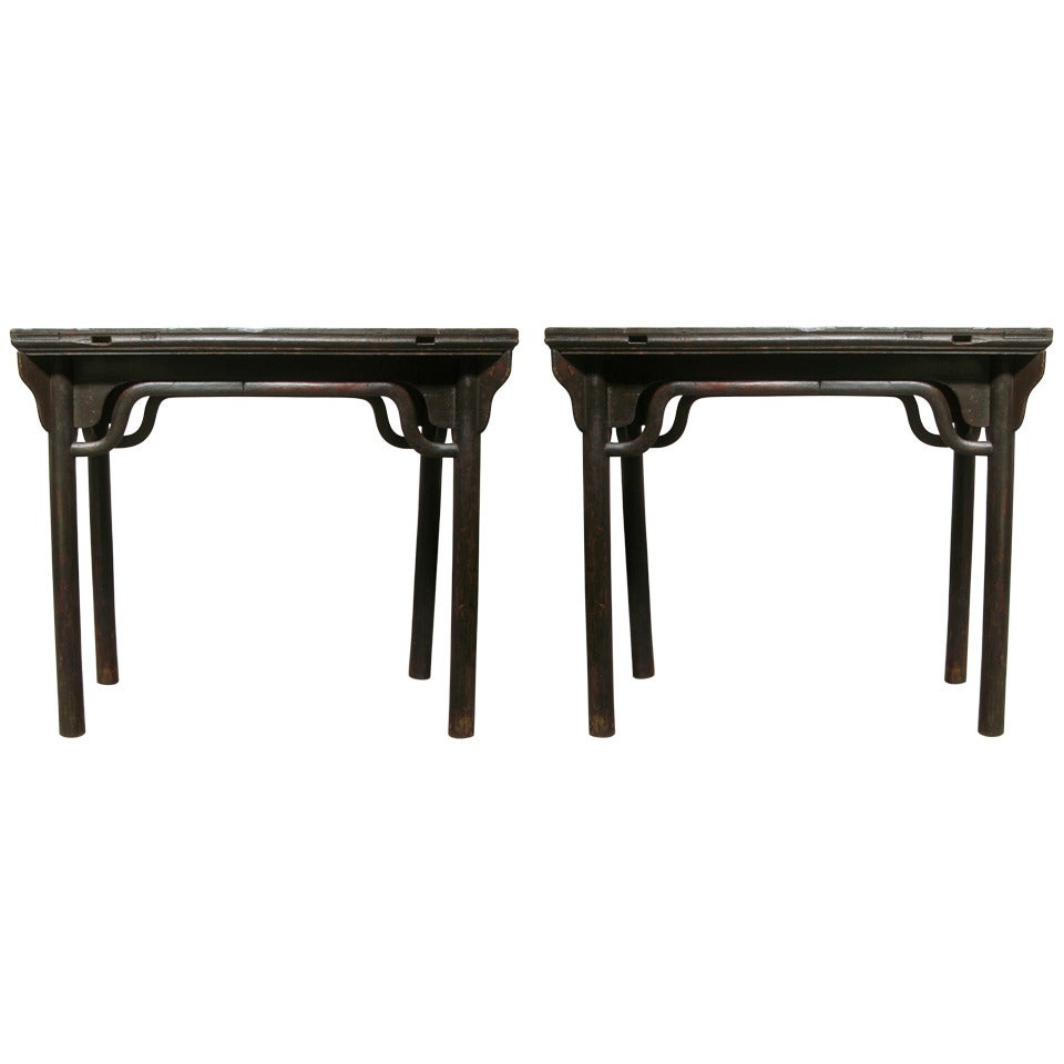 Pair of Chinese Altar Tables
