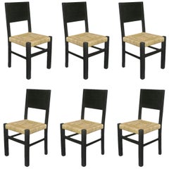 Set of Eight Chairs in the Style of Francis Jourdain