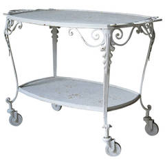 Elegant Italian 1920s Drinks Trolley 3