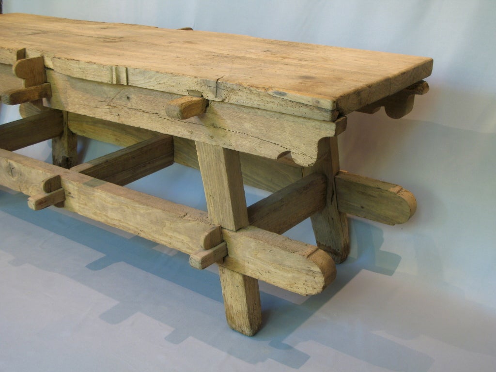 oak work bench