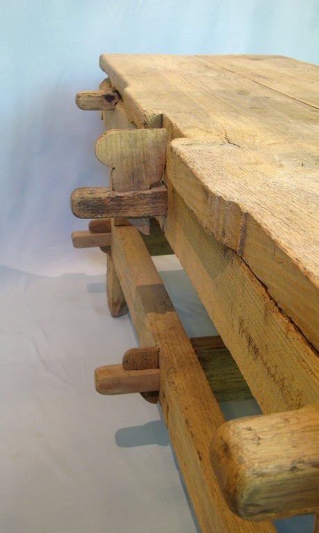 18th Century and Earlier Oak Workbench For Sale