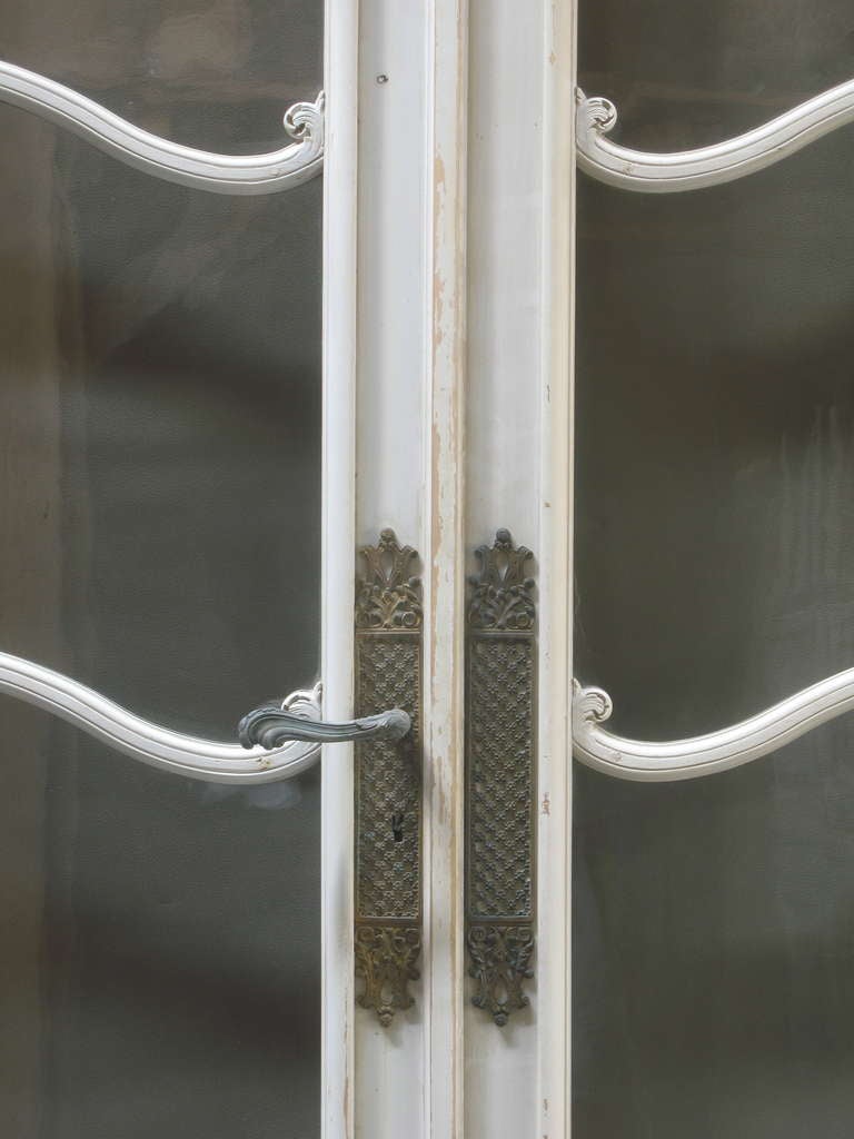 French Pair of Doors with Original Glass Panes