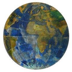 Giant Resin Planisphere, France, 1950s