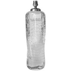 Art Deco Glass Lamp by Schneider, France 1930s