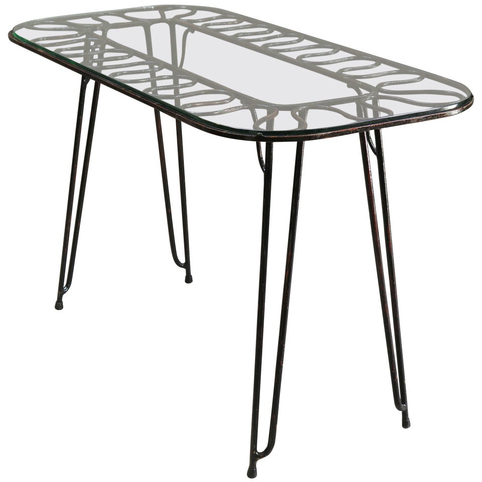 Console Table in the Manner of Royère, France, 1950s