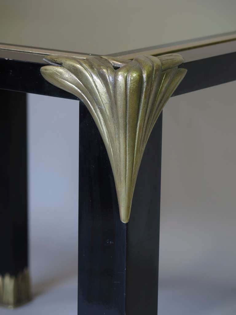 20th Century Chic Leaf Motif Table, France, 1940s