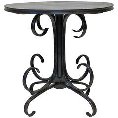 Ebonized Bentwood Table, 19th Century