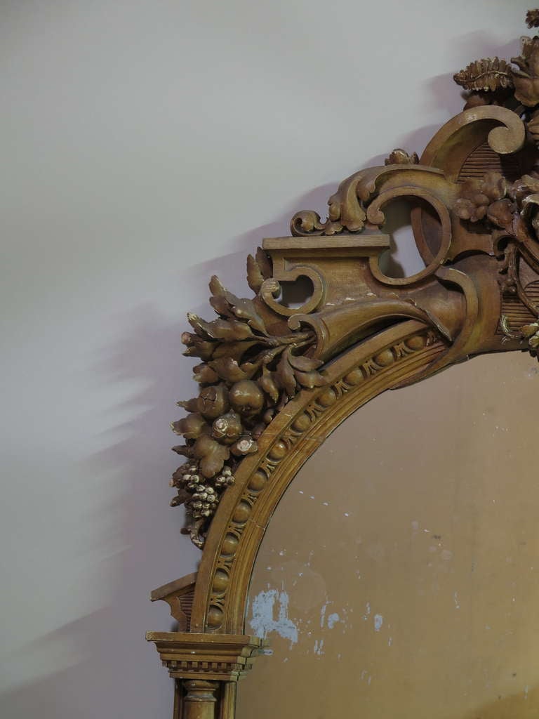 Exceptional Hunting Lodge Mirror, France, 19th Century 2