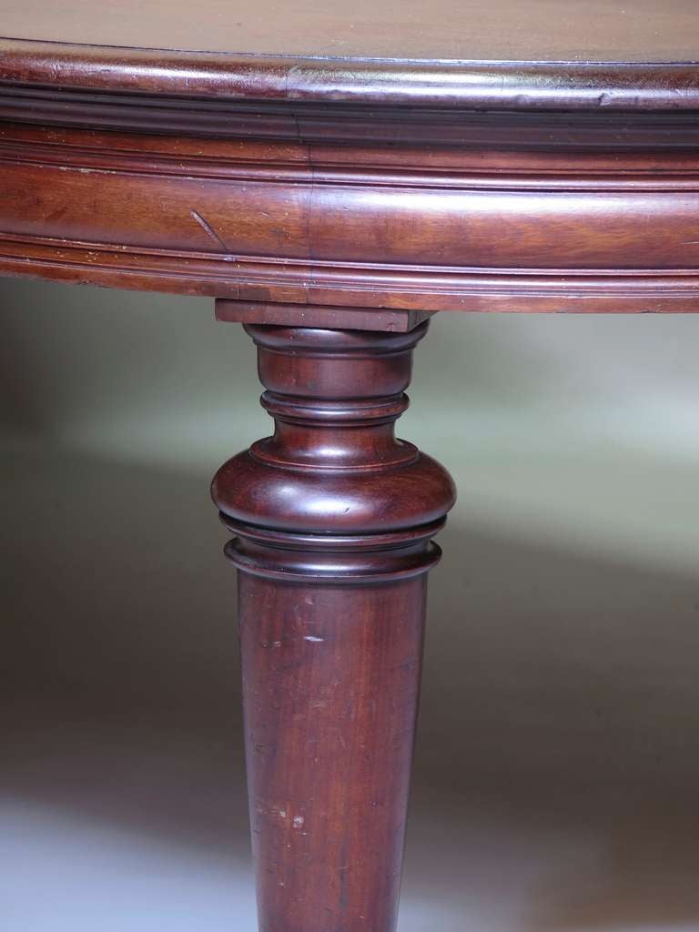 Large Oblong Mahogany Conference Table, France, 19th Century 1