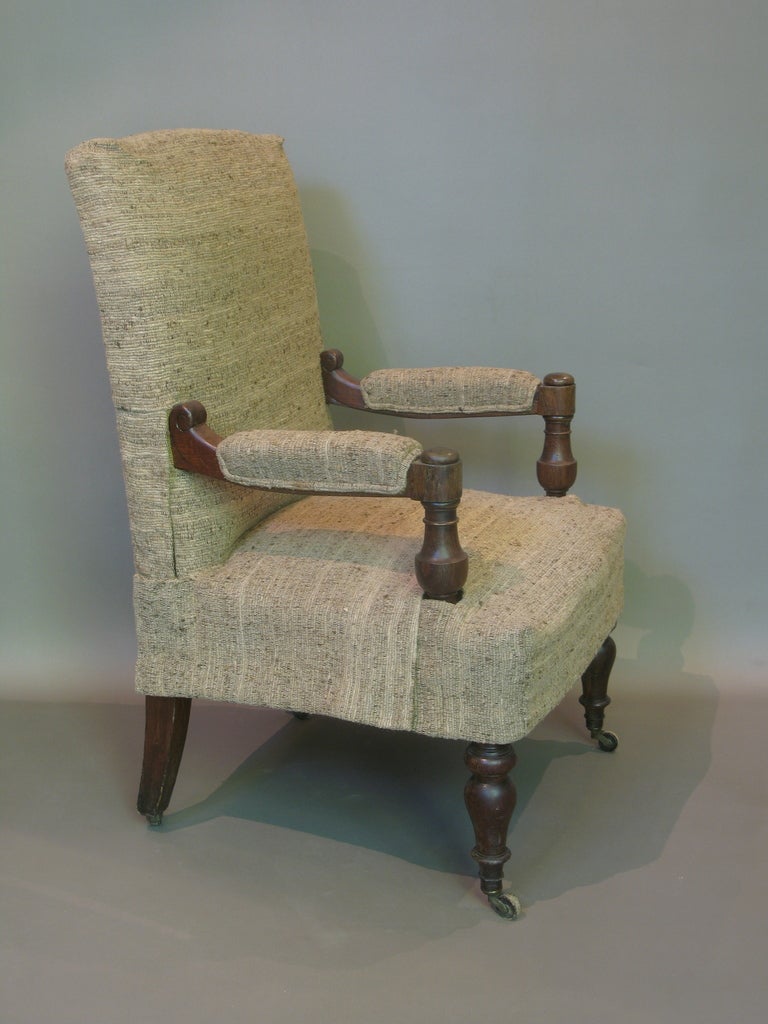 French 19th Century Matching Chair and Armchair For Sale