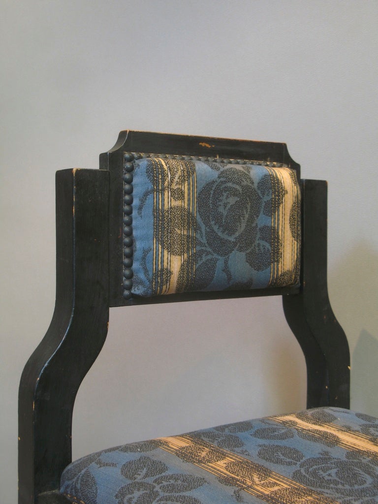 French Art Deco Side Chair For Sale 2