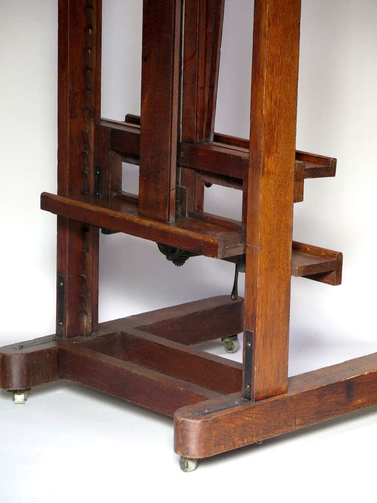 Double Sided Wind-Up Easel - France, 19th Century 3
