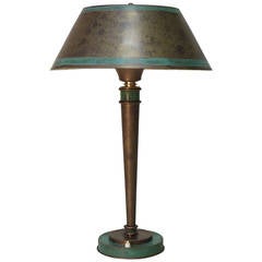 Elegant Art Deco Lamp by Gênet et Michon 3