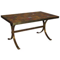 Ceramic Tile Top Table - France, 1960s