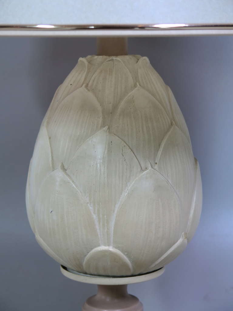 Pair of Artichoke Lamps - France, 1960's In Excellent Condition For Sale In Isle Sur La Sorgue, Vaucluse