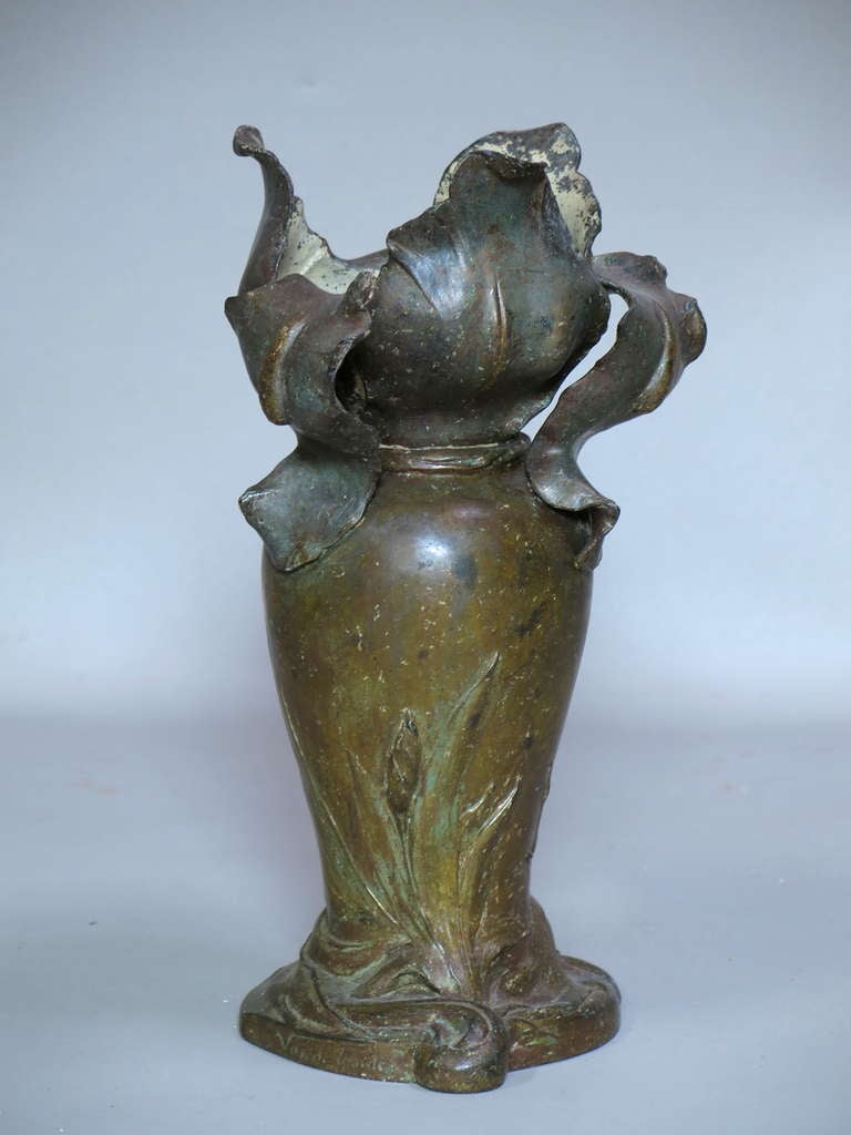 20th Century Pair of Art Nouveau Vases by Van de Voorde - Belgian, 1910s