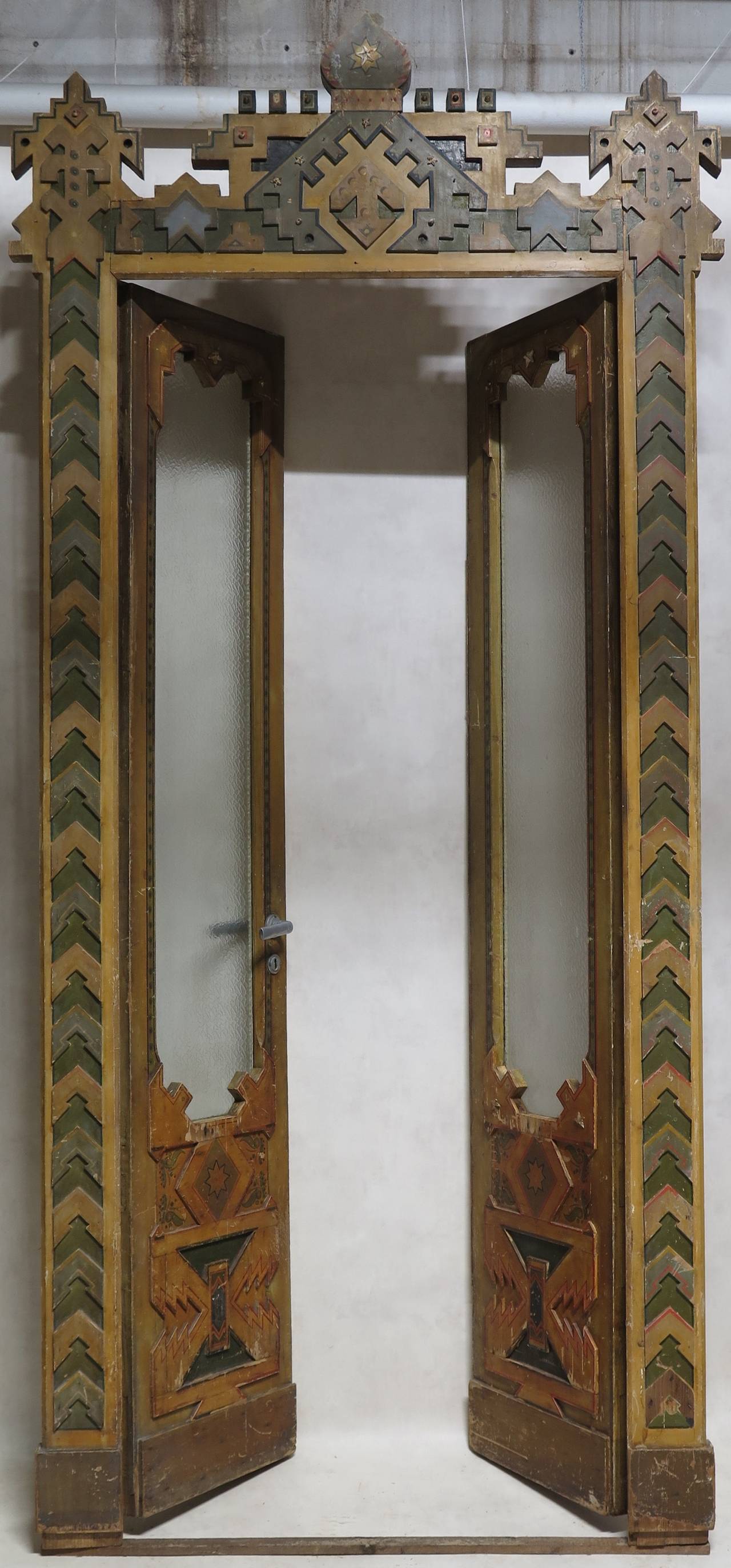 Extraordinary Moorish-Style Double-Door, 19th Century