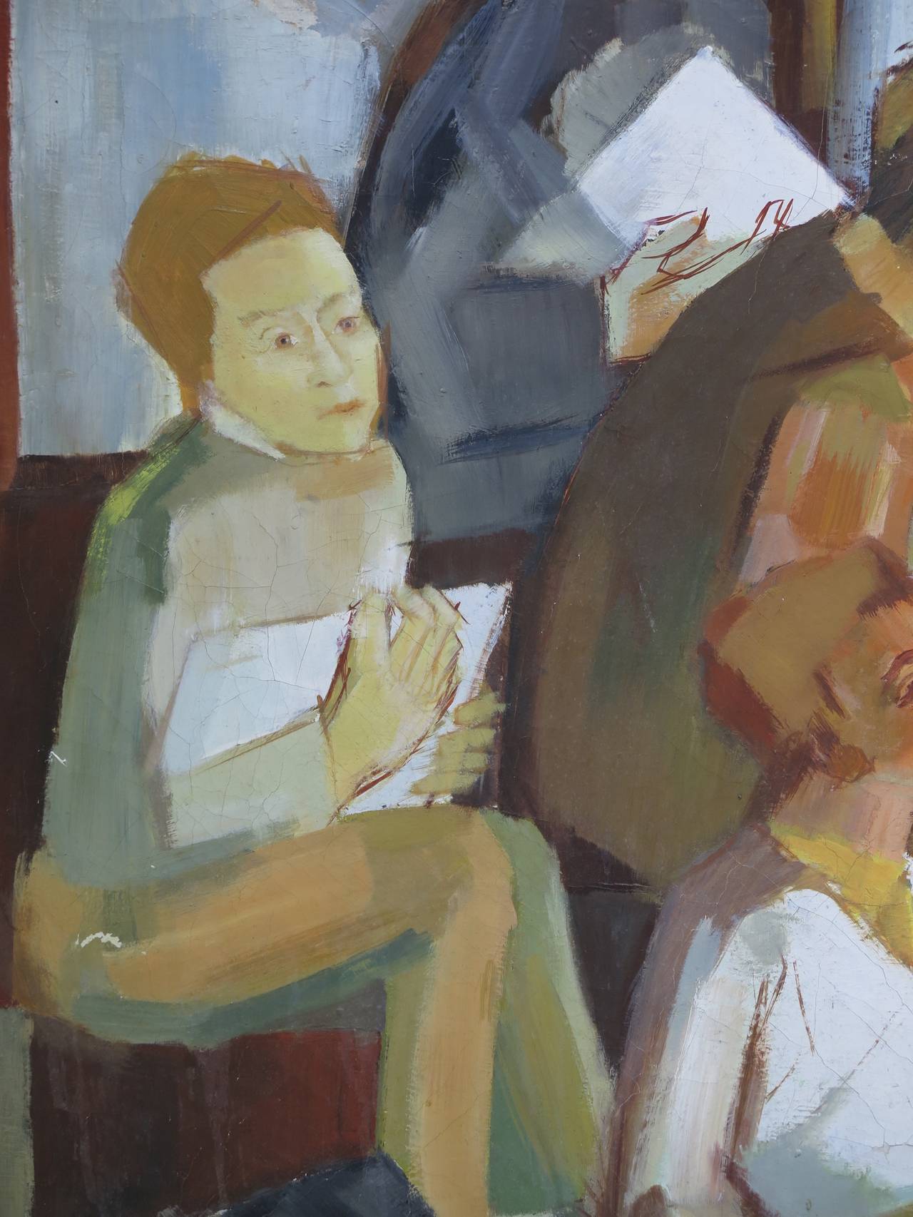 Gemälde einer Kunstklasse, Europa 20. Jahrhundert im Angebot 2