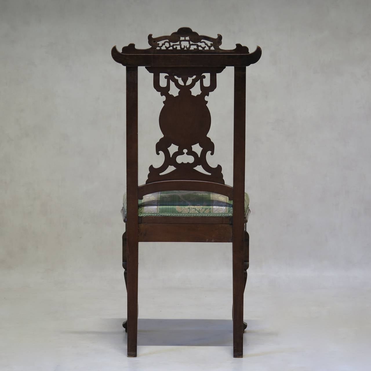 French Exquisite Pair of Chairs Attributed to Gabriel Viardot, France, circa 1890 For Sale