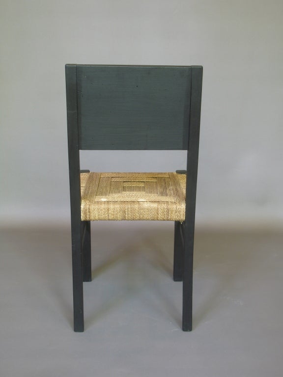 Set of Eight Chairs in the Style of Francis Jourdain 1