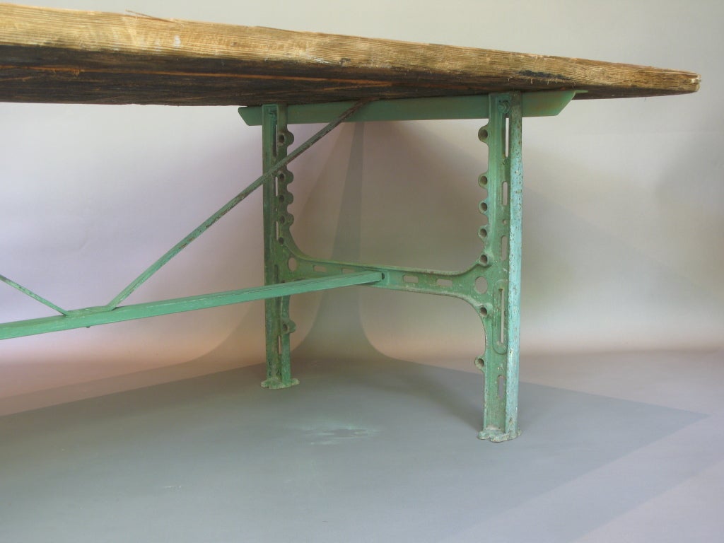 Work Table with Cast Iron Base 1