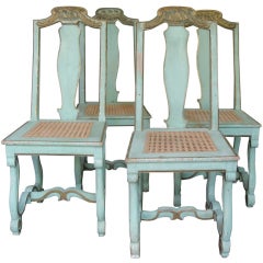 Set of Four Neo Baroque Chairs