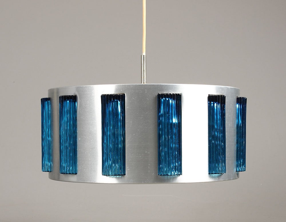 Scandinavian Modern Scandinavian Pendant in Orrefors Style For Sale