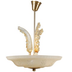 Chandelier by Orrefors