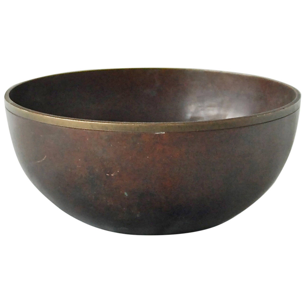 Bronze Bowl by Just Andersen at 1stdibs