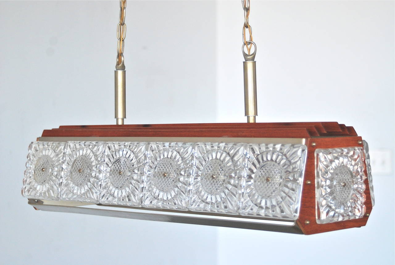 Pendant, Orrefors Attributed In Good Condition For Sale In Long Island City, NY