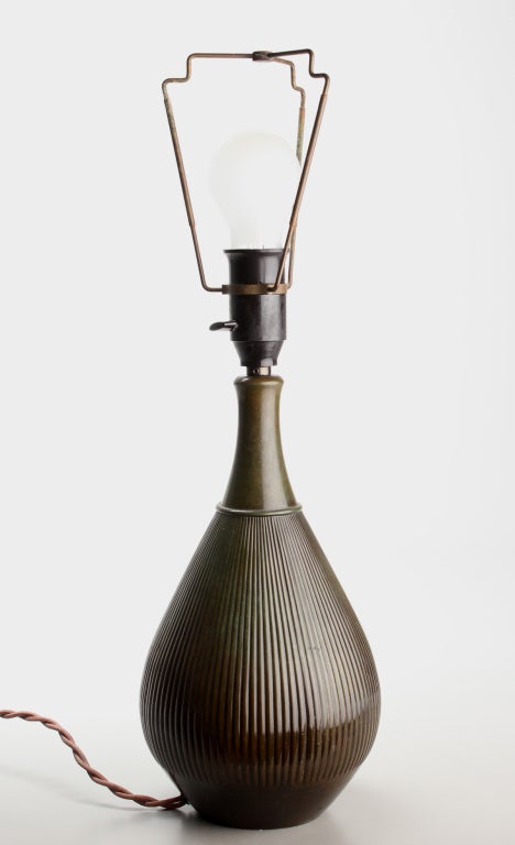 Scandinavian Modern Pair of Table Lamps by Just Andersen