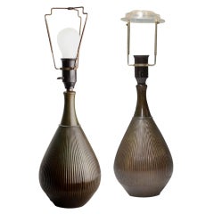 Pair of Table Lamps by Just Andersen