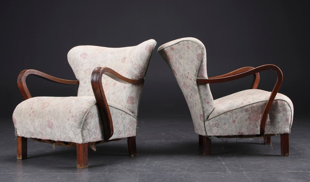 A Pair of Danish Armchairs