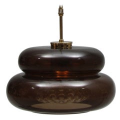Glass Pendant By Carl Fagerlund For Orrefors /2 available