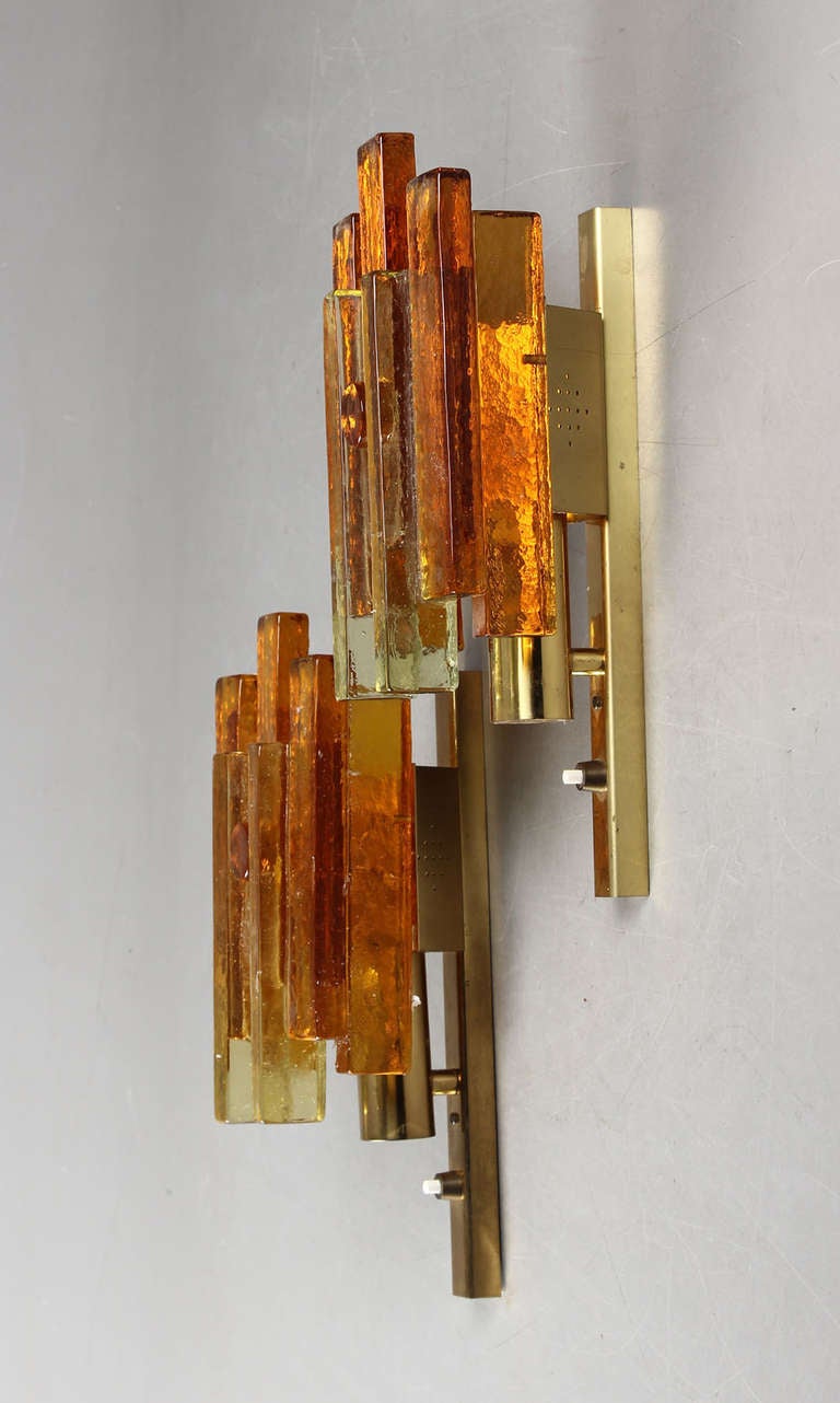 Scandinavian Modern Pair of Wall Lights Attributed to Svend Aage Holm Sorensen For Sale