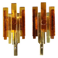 Pair of Wall Lights Attributed to Svend Aage Holm Sorensen