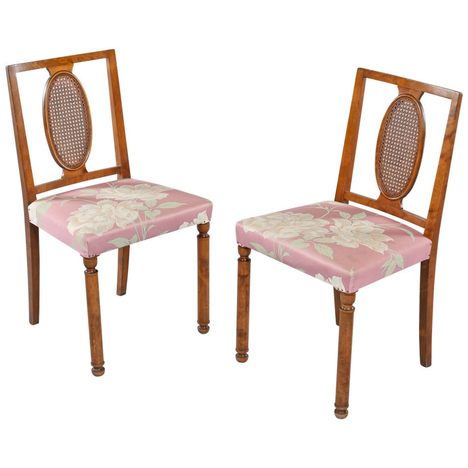 Pair of "Coolidge" Chairs by Axel Einar Hjorth for Nordiska Kompaniet