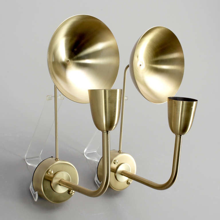 Scandinavian Modern Pair of Wall Lights by Hans-Agne Jakobsson For Sale