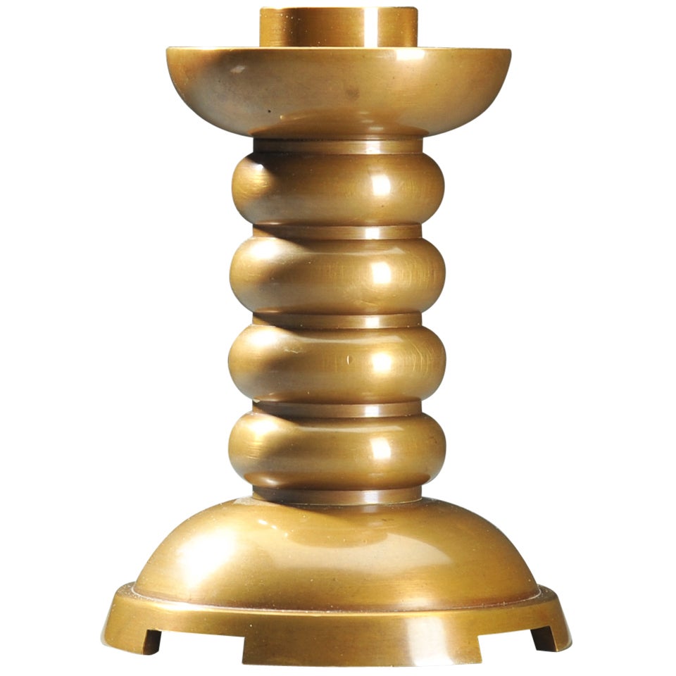 Candelabro de bronce de Evan Jensen