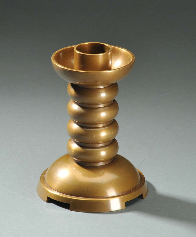 Kerzenhalter aus Bronze von Evan Jensen (Skandinavische Moderne) im Angebot