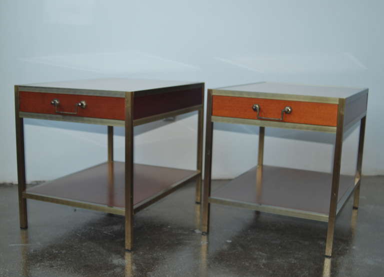 Scandinavian Modern Pair of Scandinavian Night Tables