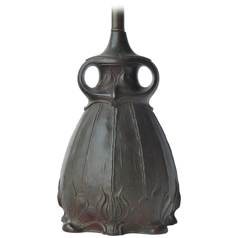 Table Lamp in Art Nouveau Style